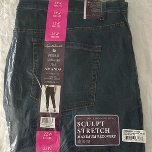Gloria Vanderbilt Amanda Sculpt Stretch Slimming Jeans, Color, Scottsdale Wash